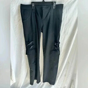 Paris Blues Soulmate Cargo Pants Black with Buckles Y2K Juniors Size 13